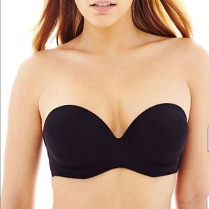 Ambrielle Underwire Strapless Black Bra